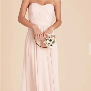 Birdy grey bridesmaid dress- pale blush